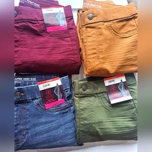 High Rise Pants/ Jeggings Bundle 4 Pairs.. #New  Size 3-5